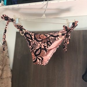 Pink bikini bottom